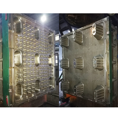 Φτηνά βαρέων καθηκόντων πλαστικά κιβώτια κλουβιών παλετών που κατασκευάζουν τα μηχανήματα 150 τη μηχανή σχηματοποίησης χτυπήματος ύφους συσσώρευσης