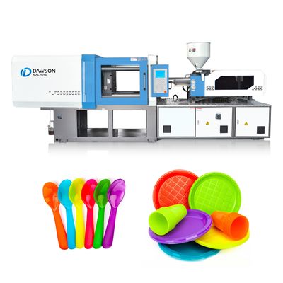 Αγορά Πλαστικό λεπτό εμπορευματοκιβώτιο 300 Λ 70 KN τοίχων μηχανών σχηματοποίησης εγχύσεων κουταλιών μπουκαλιών PE PP online manufacture