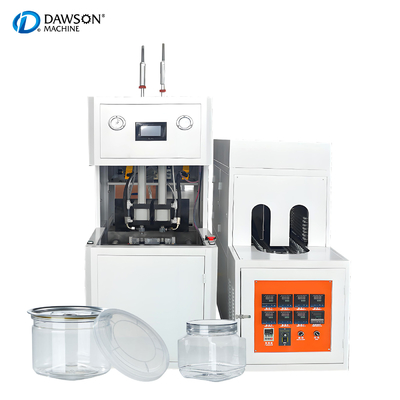 1000 ml Διαφανής Τροφικής Τροφίμων PET Can Plastic Jar Bottle Blow Molding Machine