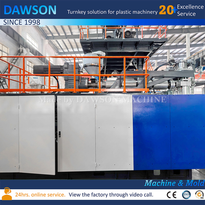 Μεγάλη ταχύτητα 2L 3L Jerrycan Blow Molding Machine Φιάλη παρασκευή Εξτρούσιας πλαστικής μηχανής αναρρίχησης