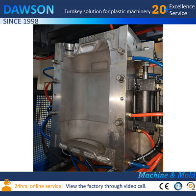 Απόδοση 130 kg ανά ώρα 20 λίτρα Jerry Can Extrusion HDPE Molding Plastic Drum Blow Molding Machine 4,4 × 3,4 × 3,6 μέτρα