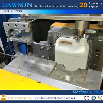 HDPE PP Πλαστικό επεξεργασμένο μηχανή χύτευσης για 5 λίτρα Jerry Can Engine Oil Bottle Chemical Container Manufacturing