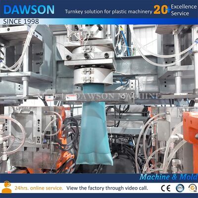 Μηχανή χύτευσης με εμφύσηση εξώθησης εξόδου 130 Kg ανά ώρα για HDPE 5L Jerrycan Υψηλής ταχύτητας πλαστικής κατασκευής