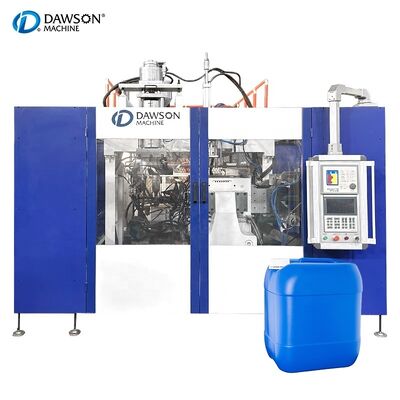 Μηχανή εμφύσησης πλαστικών δοχείων 130 kg ανά ώρα, μονής θέσης, μονής κεφαλής μήτρας, με πίνακα χειρισμού στα Κινέζικα και Αγγλικά