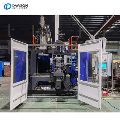 Μηχανή χύτευσης με εμφύσηση εξώθησης με απόδοση 130 kg ανά ώρα για δοχεία 10L 20L 25L 30L, στοιβάζονται φιάλες, φιάλες λαδιού λιπαντικού φοινικέλαιου