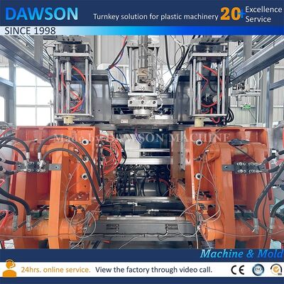 Αριθμός κεφαλής μήτρας 1 2 3 4 Πλαστικό 5L 10L Δοχείο υγρού λίτρου Μπουκάλι φυτοφαρμάκων Μηχανή κατασκευής χύτευσης με εμφύσηση Μέγεθος πλάκας καλουπιού 490