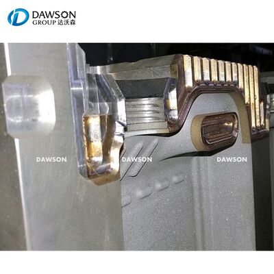 75 kg ανά ώρα ισχύος μηχανή σφυρηλατηρίου μονοσταθμού ή διπλού σταθμού για την κατασκευή μπουκαλιών λιπαντικού HDPE 2L 5L