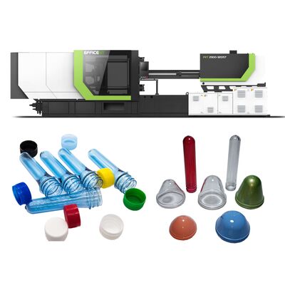 Μηχανή ψεκασμού εγχύσης PET με ταχύτητα βίδας από 1 έως 180 rpm 200 τόνους Δύναμη σύσφιξης και ενεργειακή εξοικονόμηση