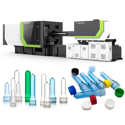 160 mm διάμετρος τρύπας μηχανή έγχυσης PET για επεξεργασία PET με μεγάλη ταχύτητα εξοικονόμησης ενέργειας