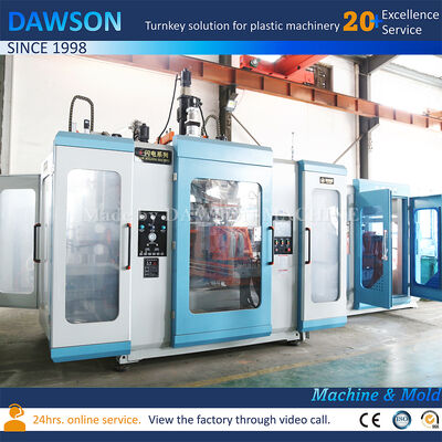 Πλήρως Ηλεκτρικό Μηχάνημα Φυσητής Εξώθησης Διπλής Σταθμής HDPE για Δοχεία 3L 5L