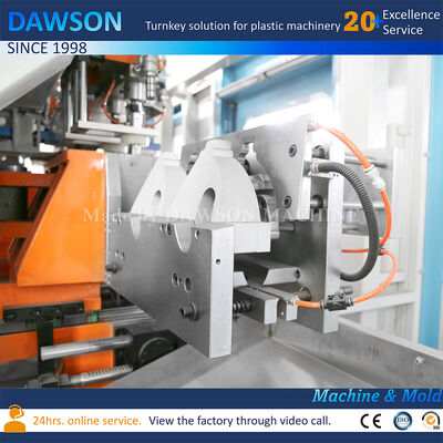 Πλήρως Ηλεκτρικό Μηχάνημα Φυσητής Εξώθησης Διπλής Σταθμής HDPE για Δοχεία 3L 5L