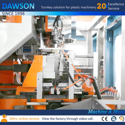 Πλήρως Ηλεκτρικό Μηχάνημα Φυσητής Εξώθησης Διπλής Σταθμής HDPE για Δοχεία 3L 5L